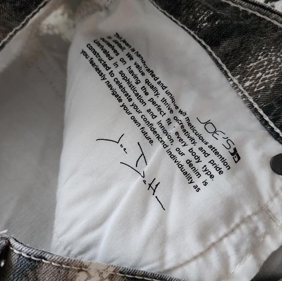 JOE'S JEANS The Icon Midrise Skinny Ankle Jeans Snakeprint Womens Size 29 - Picture 6 of 8